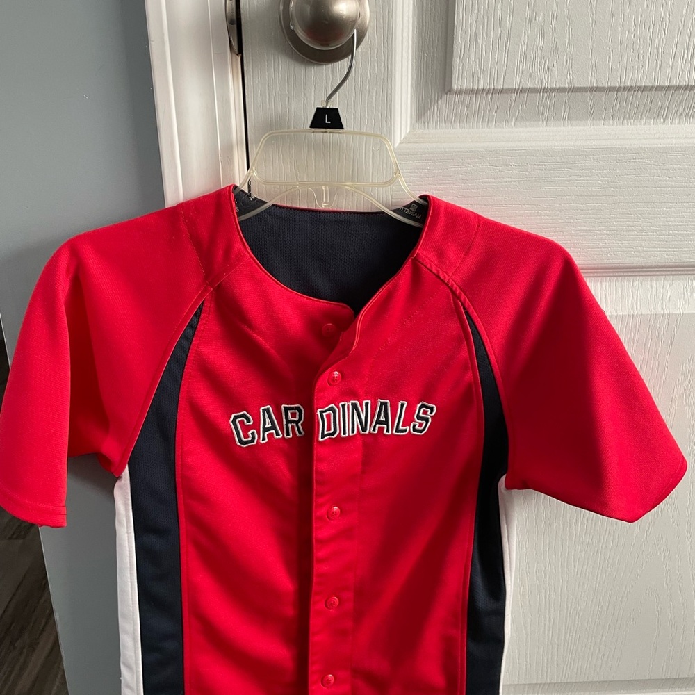 Cardinals Kids Small Red Baseball Shirt